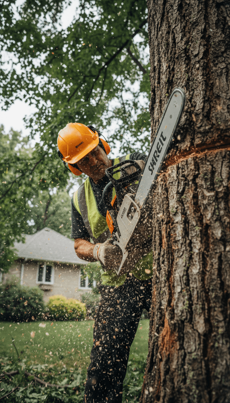 Emergency tree removal service