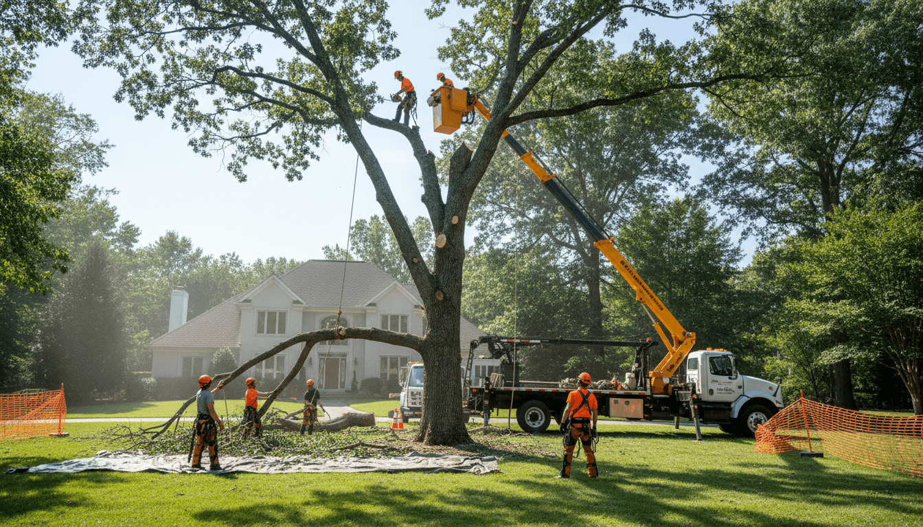 Complete tree removal process